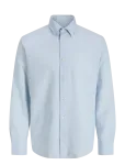 Jack & Jones - Jjebreeze Linen Blend Shirt L/S Sn Jnr - Pikkade varrukatega s&auml;rgid - 164