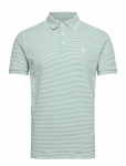 Polo Ralph Lauren - Custom Slim Striped Stretch Mesh Polo - L&uuml;hikeste varrukatega kootud polos&auml;rgid - S