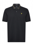 Lyle & Scott - Tartan Collar Polo Shirt - L&uuml;hikeste varrukatega - XS