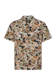 Scotch & Soda - Printed Viscose Regularfit Shortsleeved Shirt - Vabaaja s&auml;rgid - S