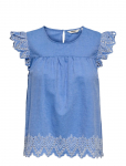 ONLY Carmakoma - Cartulum Emb S/S Top Wvn - L&uuml;hikeste varrukatega - 48