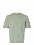 Selected - Slmtorino Ss Knit Crew Neck Noos - L&uuml;hikeste varrukatega - M