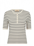 MOS MOSH - Mmaliz Caliz Stripe Ss Knit - Džemprid - XL