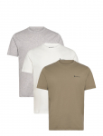 Belstaff - 3 Pack T-Shirt Black / Dark Ink / White - L&uuml;hikeste varrukatega - XXL