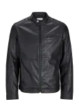 Jack & Jones - Jjedylan Pu Biker Jacket Noos - Nahk - XL