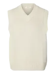 Selected - Slmbraun Heavy Knit Vest - V-kaelusega - XXL