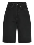 Weekday - Curve High Waisted Wide Leg Denim Shorts - L&uuml;hikesed teksap&uuml;ksid - 29