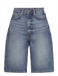 Weekday - Curve High Waisted Wide Leg Denim Shorts - L&uuml;hikesed teksap&uuml;ksid - 25