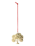 Rosendahl - Karen&rsquo;s Oak H6.5 Gold Plated - J&otilde;ulutarvikud - 6.5 CM