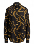 Lauren Ralph Lauren - Classic Fit Belting-Print Crepe Shirt - Pikkade varrukatega - M
