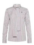 Polo Ralph Lauren - Slim Fit Striped Cotton Tie-Neck Shirt - Pikkade varrukatega - 34