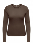 ONLY Carmakoma - Carval L/S O-Neck Top Jrs Noos - Pikkade varrukatega - 54