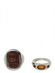 Pieces - Pcpauline Ring 2-Pack - S&otilde;rmused - ONE SIZE