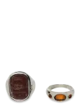Pieces - Pcpauline Ring 2-Pack - S&otilde;rmused - ONE SIZE