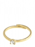 Pilgrim - Lulu Crystal Stack Ring Gold-Plated - S&otilde;rmused - ONE SIZE
