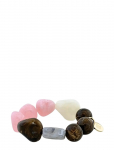 Bud To Rose - Molto Resin Bracelet Pink - P&auml;rlitega k&auml;ev&otilde;rud - ONE SIZE