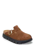 Birkenstock - Boston Chunky Leve Dark Tea/Black - Madalad muulad - 41