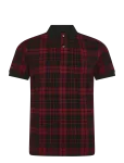Polo Ralph Lauren - Custom Slim Fit Plaid Mesh Polo Shirt - L&uuml;hikeste varrukatega - XXL