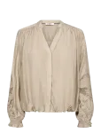 Co' Couture - Delincc Balloon Emb Shirt - Pikkade varrukatega - M