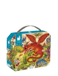 Janod - Janod - Kingdom Of Dragons Puzzle - 54 Pcs - Hariduslikud m&otilde;istatused - ONE SIZE