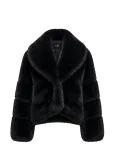 OW Collection - Milan Faux Fur Jacket - Kunstkarusnahk - L