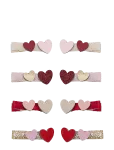Mimi & Lula - 8 Hair Clips - Teeny Weeny Heart - Juukseklambrid - ONE SIZE