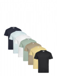 Lindbergh - 7-Pack Basic Tee S/S - L&uuml;hikeste varrukatega - M