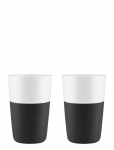 Eva Solo - 2 Cafe Latte-Krus Black - Kohvitassid - 36 CL
