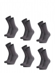 Danish Endurance - Bamboo Crew Socks 6-Pack - Tavalised sokid - 43-47
