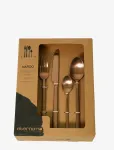 Eternum - Eternum Nardo Cutlery Set Copper 16 Parts - S&ouml;&ouml;giriistade komplektid - ONE SIZE