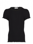 Rosemunde Kids - Rkbalta Modal Ss Lace T-Shirt - L&uuml;hikeste varrukatega - 128