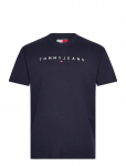 Tommy Jeans - Tjm Reg Linear Logo Tee Ext - L&uuml;hikeste varrukatega - XS