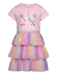 Lindex - Short-Sleeved Flounce Dress - L&uuml;hikeste varrukatega vabaajakleidid - 92