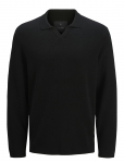 Jack & Jones - Jprwason Knit Split Neck Styd Aw24 - V-kaelusega - S