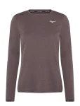 Mizuno - Core Impulse Long Sleeve Tee - Spordi pikkade varrukatega topid - XS