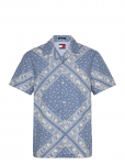 Tommy Jeans - Tjm Reg Aop Ss Shirt Ext - L&uuml;hikeste varrukatega s&auml;rgid - L
