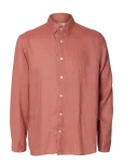 Selected - Slhregkylian Linen Ls Shirt - Linased s&auml;rgid - XL