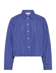 Calvin Klein Jeans - Yd Stripe Boxy Cropped Shirt - Pikkade varrukatega - S