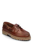 Bianco - Biacapri Boat Shoe Pull Up Leather - Madalad kingad - 37