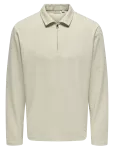 ONLY & SONS - Onsnewkodyl Reg Half Zip Polo Sweat Vd - Pikkade varrukatega - XL