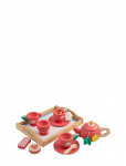 Tender Leaf - Tea Tray Set - Strawberry - Kohvi- ja teekomplektid - ONE SIZE