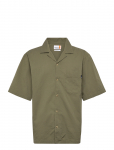 Timberland - Ss Seersucker Resort Shirt Cassel Earth Yd - Vabaaja s&auml;rgid - L