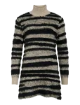 Vila - Vialda L/S Highneck Knit Dress/Ka - L&uuml;hikesed kleidid - XXL