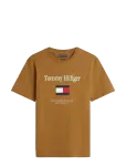 Tommy Hilfiger - Hilfiger Embro Flag T-Shirt - L&uuml;hikeste varrukatega - L