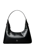 Calvin Klein - Emblem Hw Lthr Shoulder Bag - Rihmaga kotid - ONE SIZE