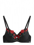 Lindex - Ella M - Malva Push-Up Bra With Lace - Push-up rinnahoidjad - 80 A