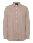 Lexington Clothing - Casual Cotton Flannel Solid Shirt - Pikkade varrukatega - XS