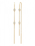 Julie Sandlau - Grace Chain Earring - Rippuvad k&otilde;rvar&otilde;ngad - ONE SIZE