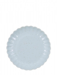 House Doctor - Frokost/Kagetallerken, Hdscallop, Lysebl&aring; - V&auml;ikesed taldrikud - &Oslash; 20 CM