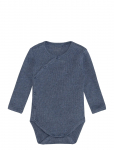Fixoni - Wrap Body Ls Melange Rib - Pikkade varrukatega - 44